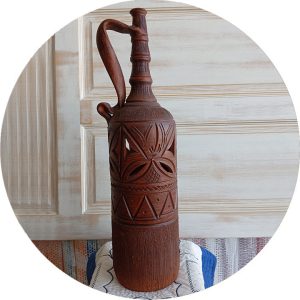 Jarrón de barro calado - Imagen 2