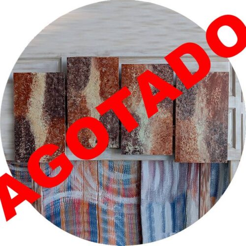 Cabecero artesanal único diseño "Concierto Cromático"- AGOTADO